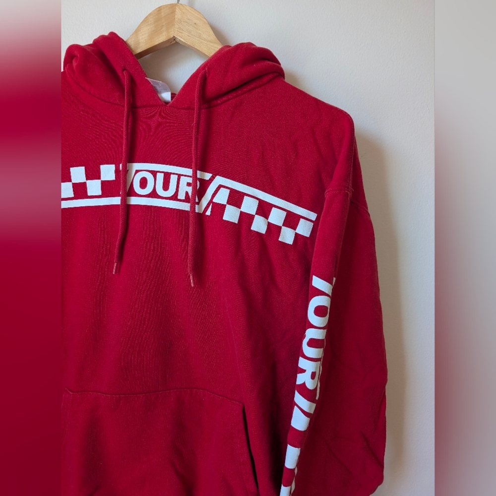 Justin Bieber Red Hoodie Tour Sweatshirt